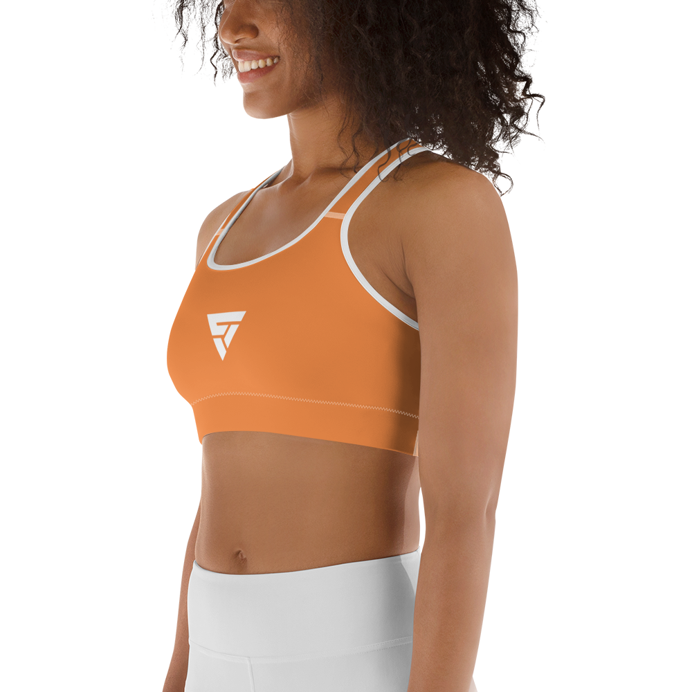 Sports Bra - Orange Crush