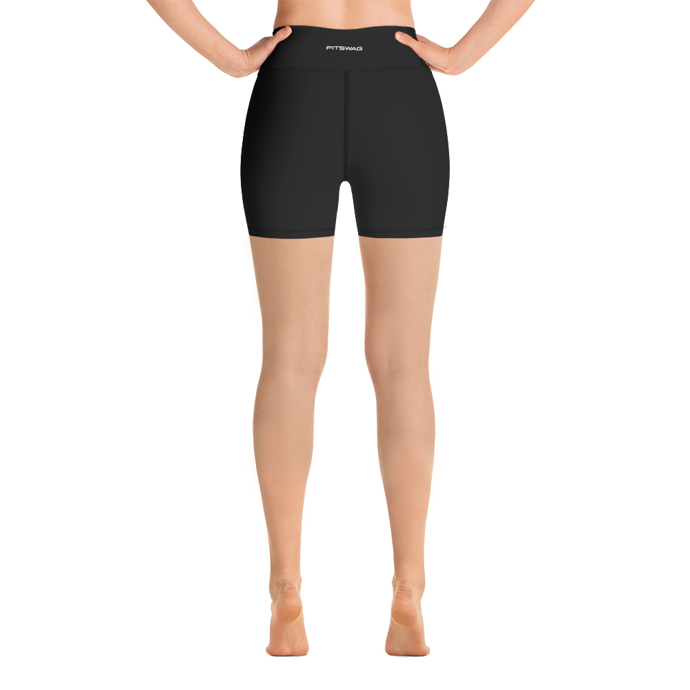 High Waist Biker Shorts - Black