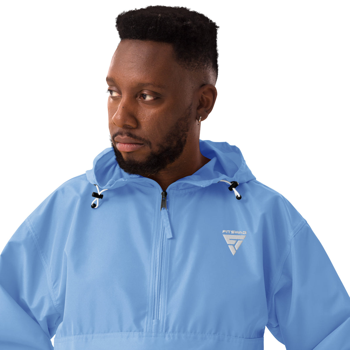 Men's Embroidered Champion Packable Jacket - FITSWAG APPAREL